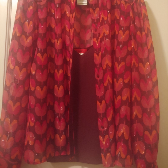 MAX & CO FIL COUPÉ CHIFFON SHIRT - Picture 8 of 11